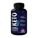Flacone nero di KetoExpert, 845 mg di BHB Ketones per porzione, 60 capsule
